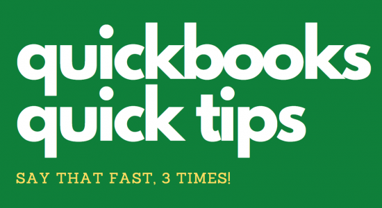 quickbooks tips